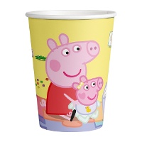 Vasos de Peppa Pig juegos de 200 ml - 8 unidades