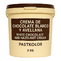 Crema de chocolate blanco y avellana de 6 kg - Pastkolor