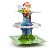 Expositor de Fútbol de balón en llamas de 36 x 30 cm
