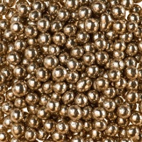 Sprinkles de perlas de 4 mm oro viejo - Dekora - 500 gr