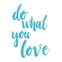 Plantilla Stencil mensaje Do What You Love de 20 x 28,5 cm - Artis decor - 1 unidad