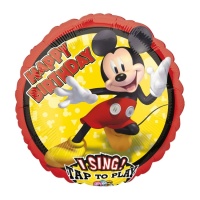 Globo de Mickey Mouse con música de Happy Birthday de 71 cm - Anagram