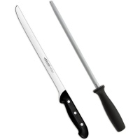 Cuchillo jamonero y afilador Maitre - Arcos - 2 piezas