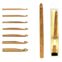 Agujas de ganchillo de 3 a 7 mm bambú - Nadel - 1 unidad