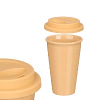 Vaso de 360 ml con tapa de silicona - 1 unidad