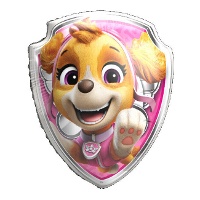 Globo de Patrulla Canina Escudo Skye de 60 x 52 cm