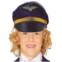 Gorra de piloto de aviación infantil