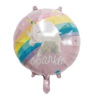 Globo de Unicornio arcoíris de 57 cm