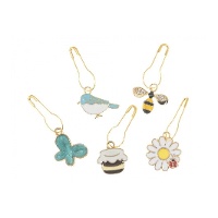 Marcadores de punto de acero en forma primaveral - Milward - 5 unidades