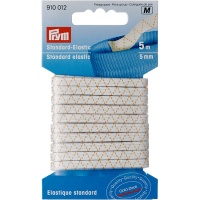 Cinta elástica de 0,5 cm blanco - Prym - 5 m