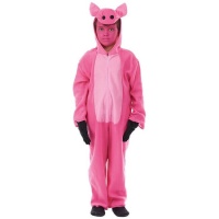 Disfraz de cerdito rosa para niño