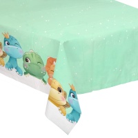 Mantel de dinosaurios felices de 1,20 x 1,80 m