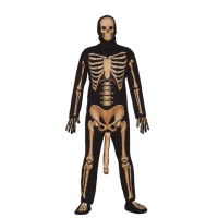 Disfraz de esqueleto con sorpresa para hombre