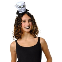 Diadema con sombrerito de momia