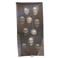Cortina de calaveras tenebrosas de 75 x 158 cm