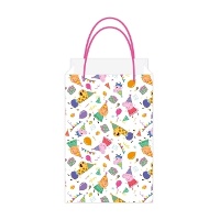Bolsas regalo de Peppa Pig de 21,5 x 12,7 cm - 8 unidades