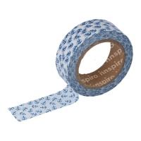 Washi tape de anclas azul - 10 m