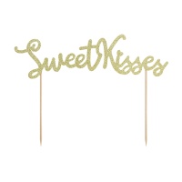 Topper para tarta de Sweet Kisses - 1 unidad