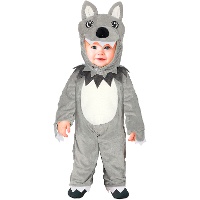 Disfraz de lobo gris para bebé