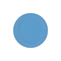 Platos redondos azul oscuro de 19,5 cm - Procos - 10 unidades