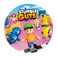Platos de Stumble Guys de 23 cm - 8 unidades
