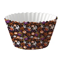 Cápsulas para cupcakes de Happy Halloween - 50 unidades