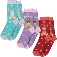 Calcetines de Reyes Magos - talla 42-47 - 1 par