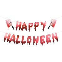 Guirnalda de Happy Halloween sangriento de 1,20 m