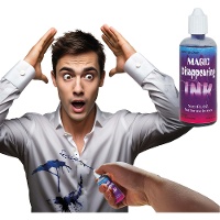 Tinta mágica que desaparece para bromas