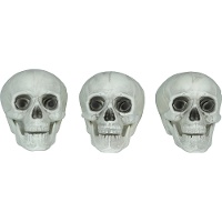 Calaveras decorativa clásicas - 3 unidades