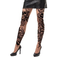 Pantys de tatuajes góticos