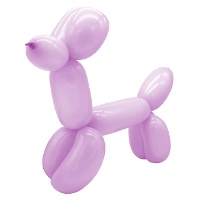 Globos de látex moldeables en colores pastel - 50 unidades