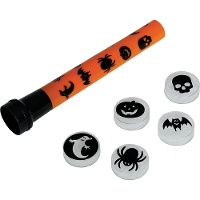 Linterna de dibujos de Halloween con accesorios