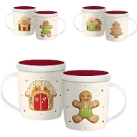 Taza de 350 ml Sweet Christmas con filtro para té - 1 unidad
