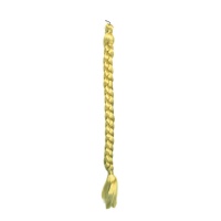 Trenza larga rubia