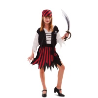 Disfraz de pirata berberisco con gorro para niña