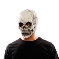 Máscara de esqueleto con luz