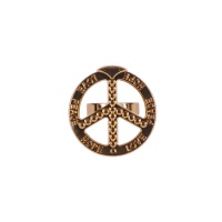 Anillo hippie dorado