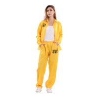 Disfraz de presa color amarillo para mujer