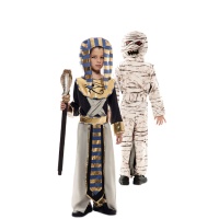 Disfraz de egipcio y momia para niño