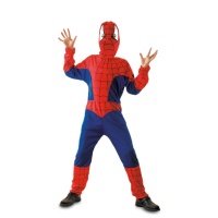 Disfraz de hombre araña con capucha para niño