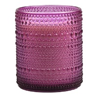 Vela de 10 cm sin perfume en vaso Marrakech - 1 unidad