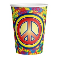 Vasos de Hippie de 250 ml - 8 unidades