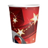 Vasos de Hollywood Cine de 250 ml - 8 unidades