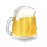 Globo silueta XL jarra de cerveza - 74 x 68 cm