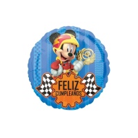 Globo redondo de feliz cumpleaños de Mickey Mouse de 43 cm - Anagram