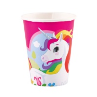 Vasos de Unicornio de 266 ml - 8 unidades