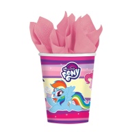 Vasos de My Little Pony fantasía de 250 ml - 8 unidades