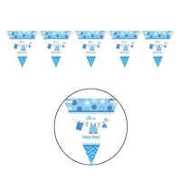 Banderín de Blue Baby Party - 4,50 m
