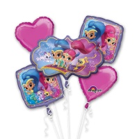 Bouquet de Shimmer and Shine - Anagram - 5 unidades